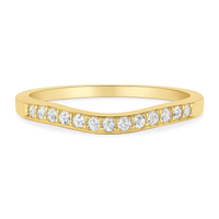 Two Hearts® Promise Curve Diamond Band