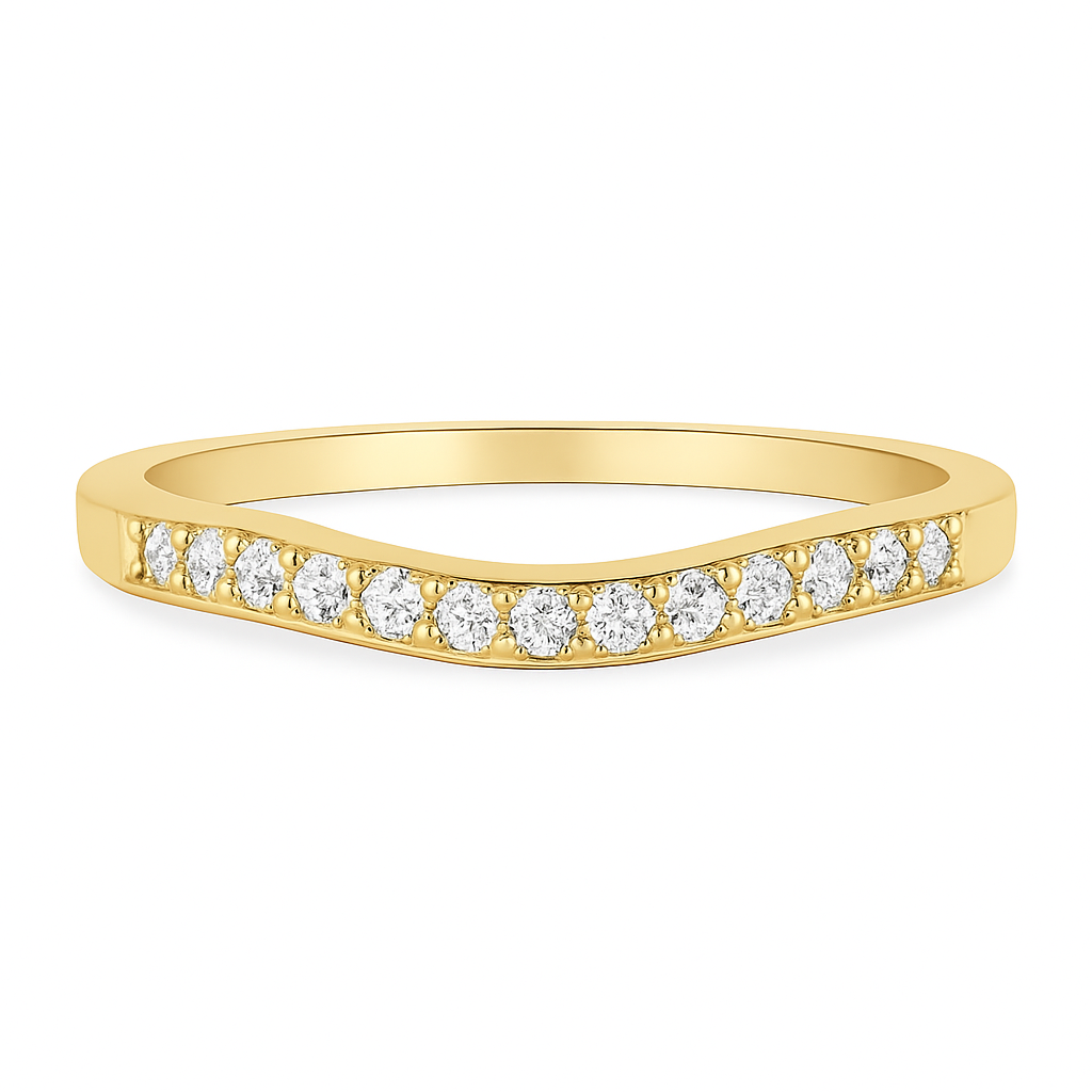 Two Hearts® Promise Curve Diamond Band