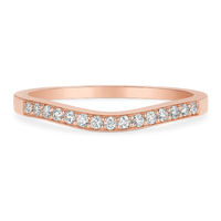 Two Hearts® Promise Curve Diamond Band