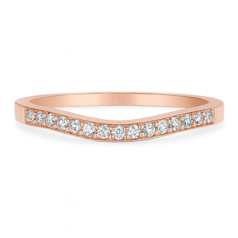 Two Hearts® Promise Curve Diamond Band