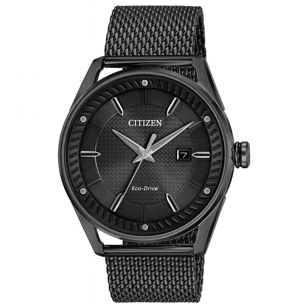 Citizen® Black Milanese Mesh Men's Watch
