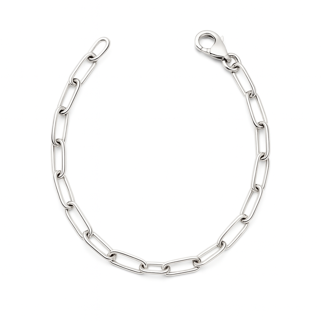 SilverSync Paperclip Link Bracelet