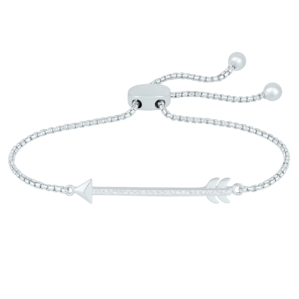 Aim High Arrow Diamond Bracelet