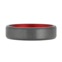 Heavy Stone® Red Cerakote Zirconium Men's Band