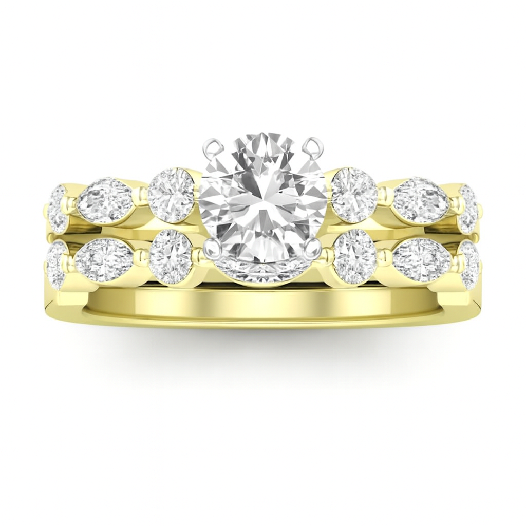 Love Story® Luminous Path Round Diamond Bridal Set