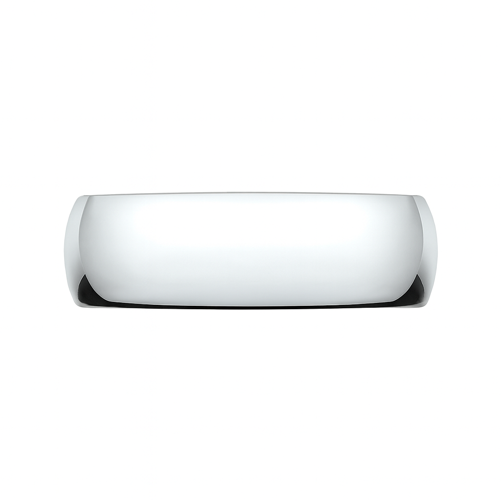 Benchmark® 14K White Gold Euro Comfort Fit Band