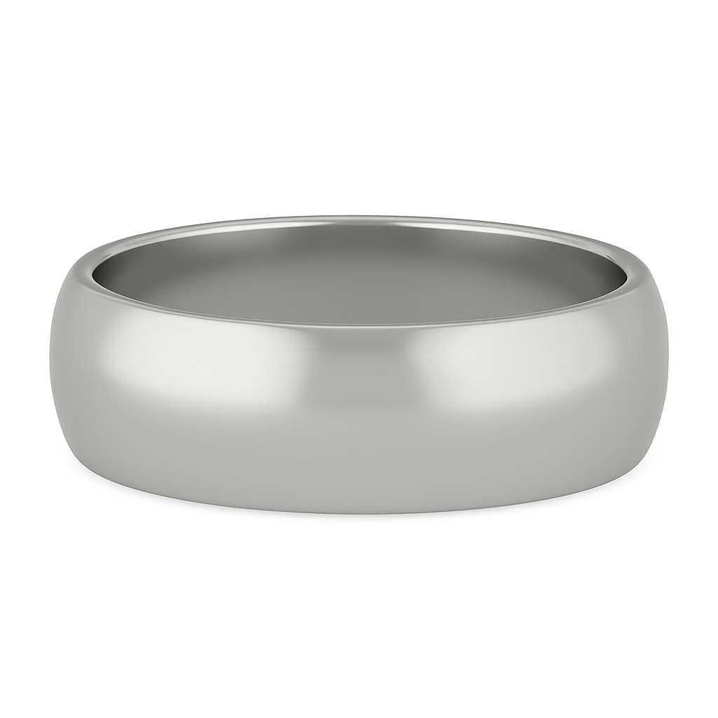 Heavy Stone® Titanium Domed Men’s Band