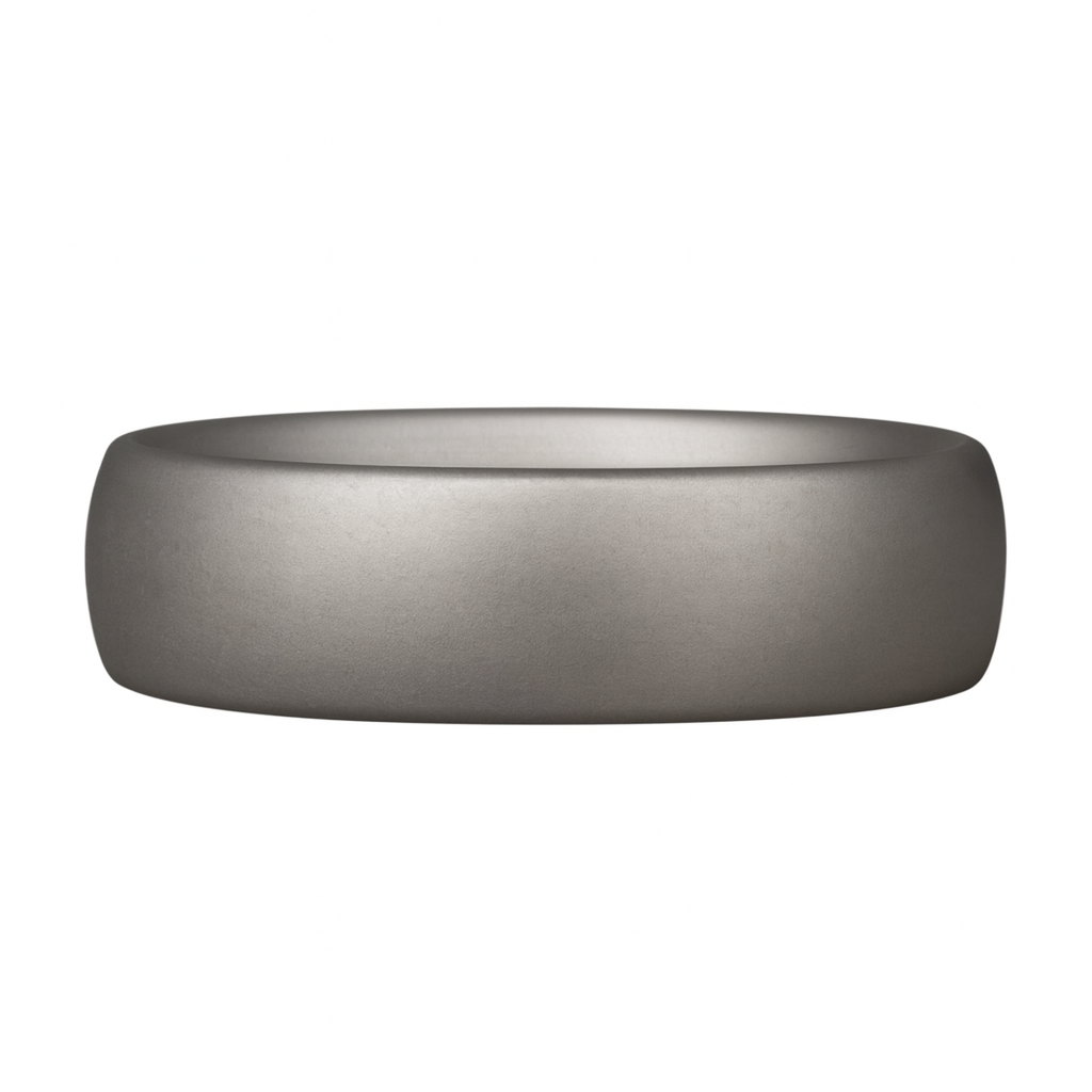 Heavy Stone® Titanium Matte Finish Men’s Band