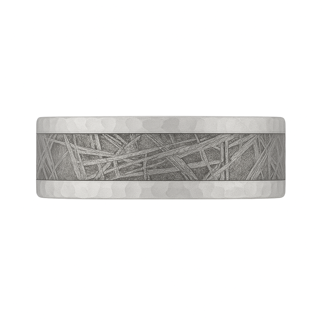 Heavy Stone® Gibeon Meteorite Cobalt Men's Band