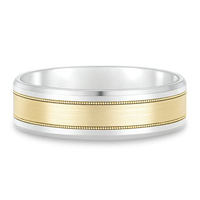M Fit® GoldLine Milgrain Band