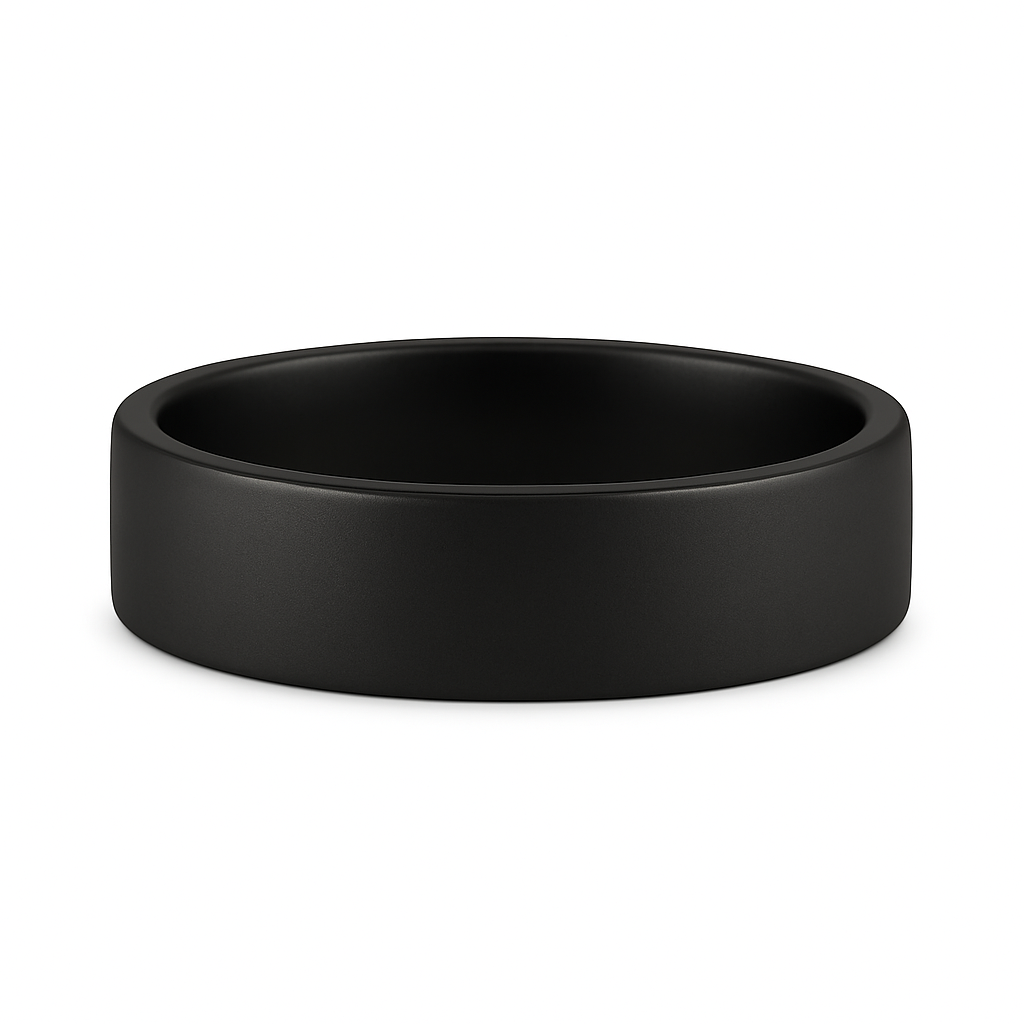 Heavy Stone® Matte Finish Zirconium Men’s Band