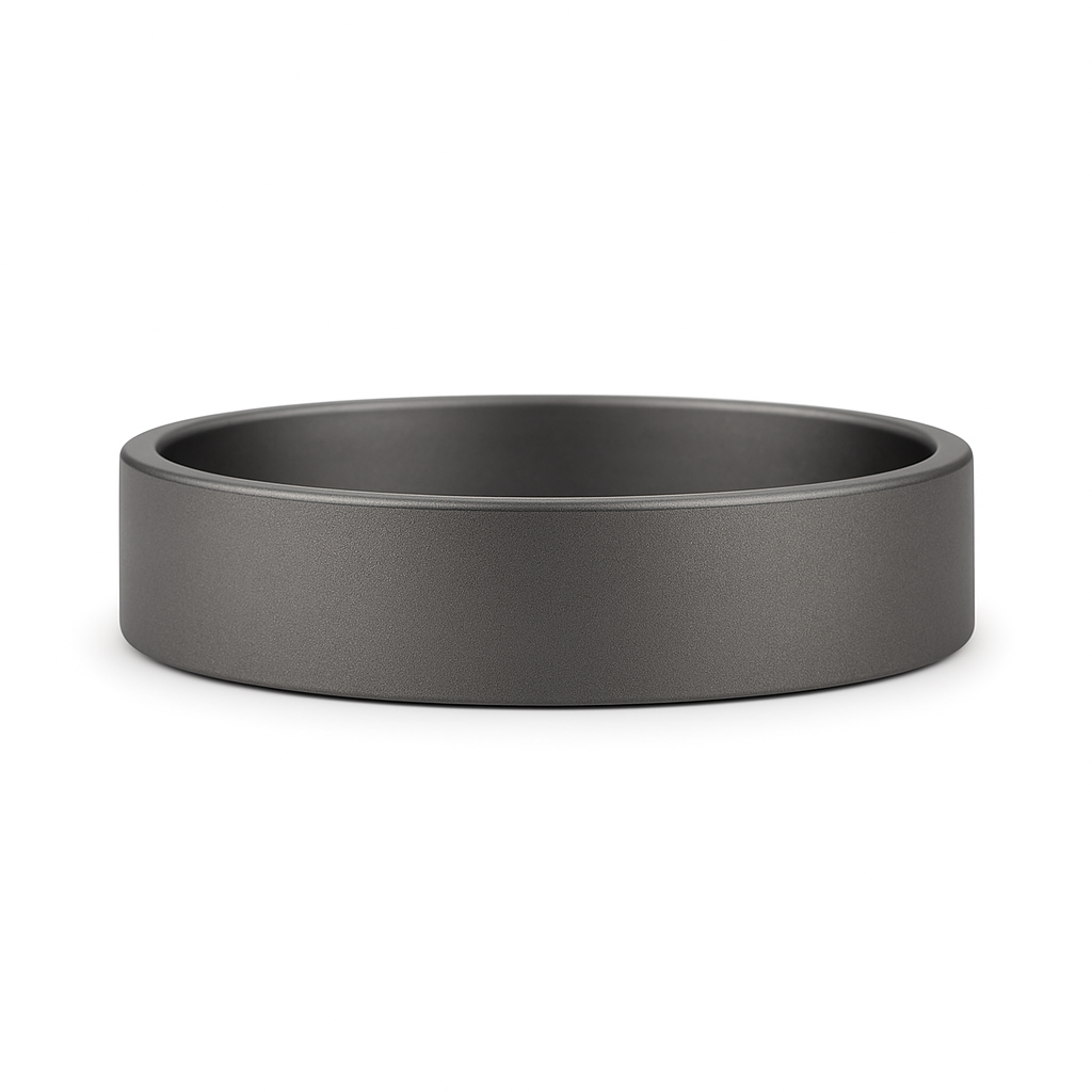 Heavy Stone® Matte Finish Tantalum Men's Band