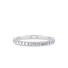 U Prong Pulse Diamond Band