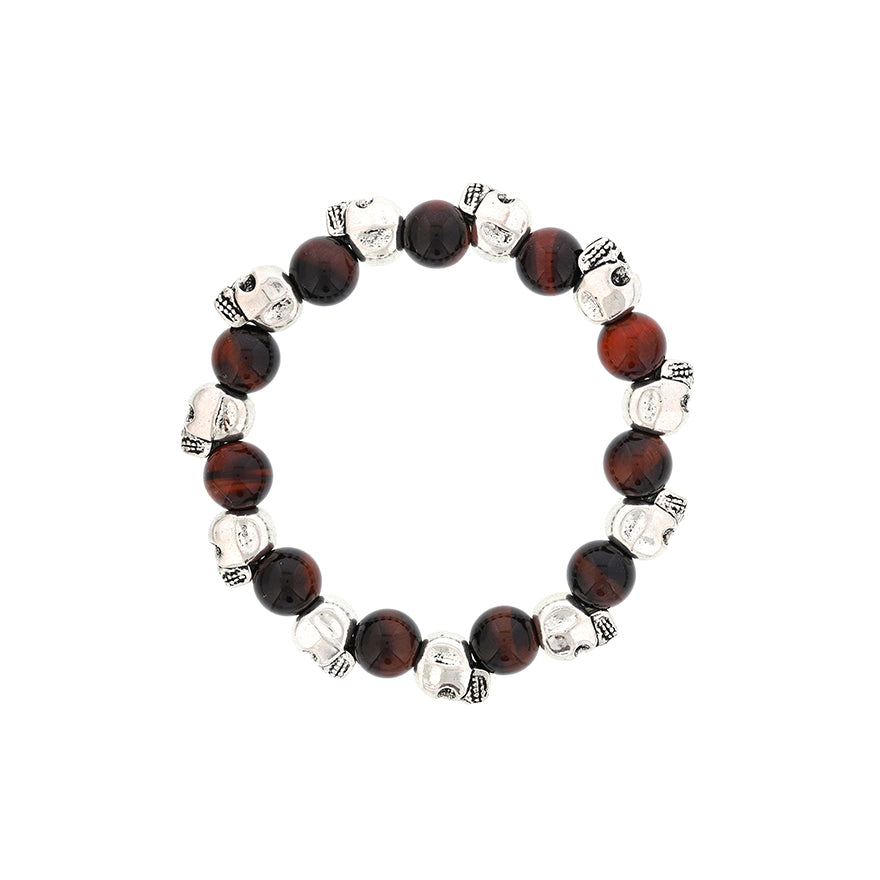 Dee Berkley® 8MM Skull Bracelet