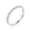 U Prong Pulse Diamond Band
