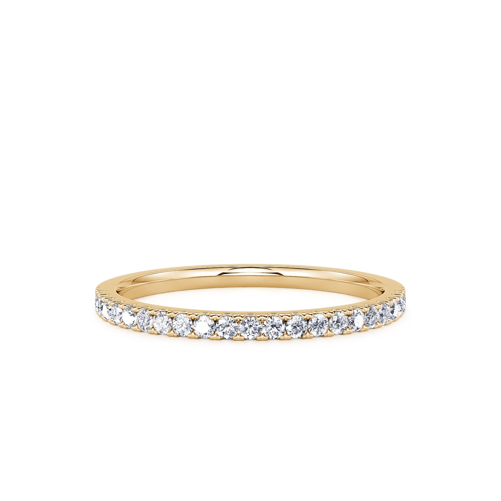 Golden Frost Diamond Anniversary Band
