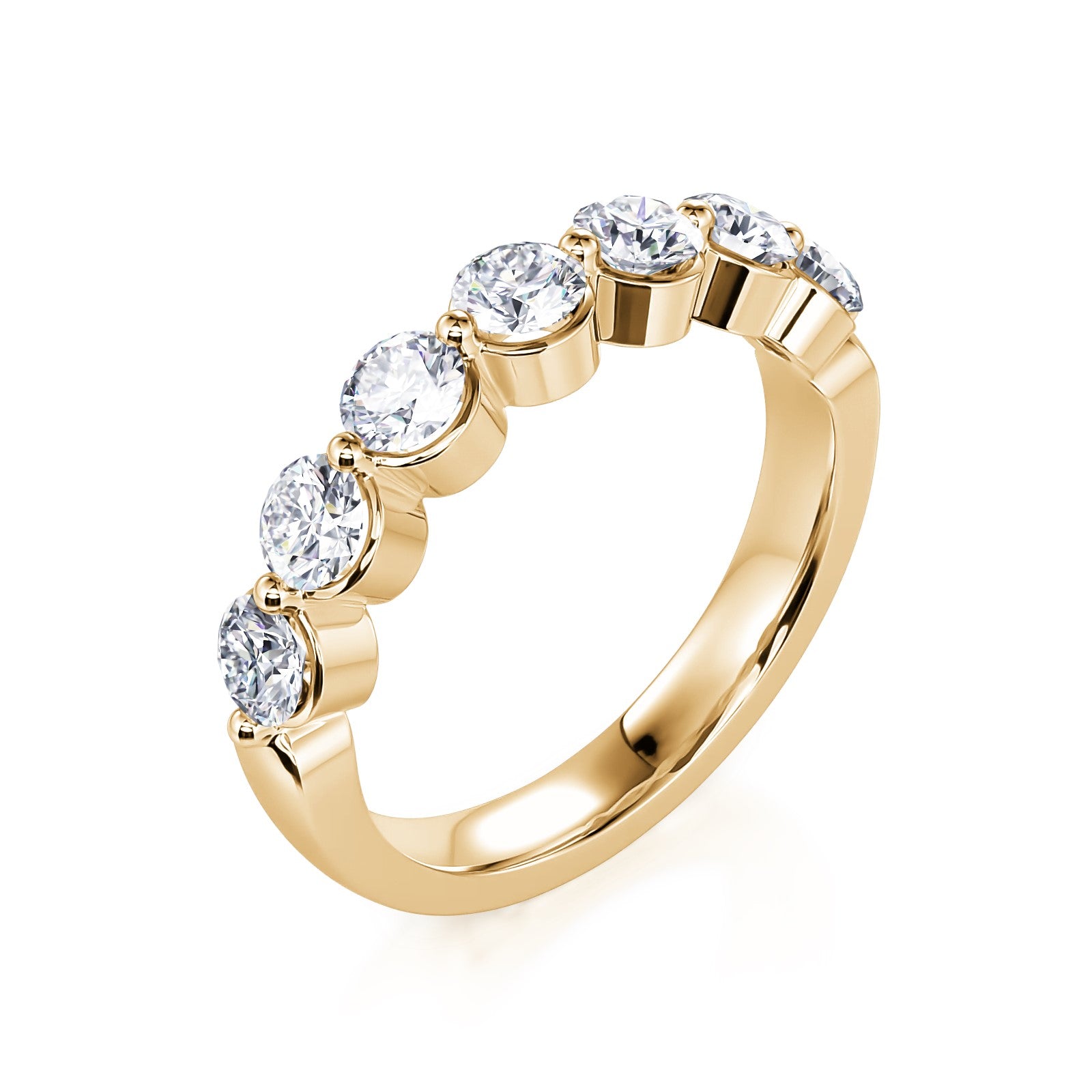 Yellow Gold 1 Carat Diamond Band