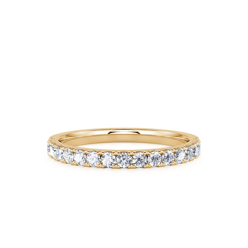 Golden Frost Diamond Anniversary Band