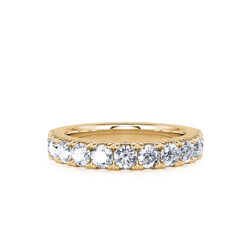 Golden Frost Diamond Anniversary Band