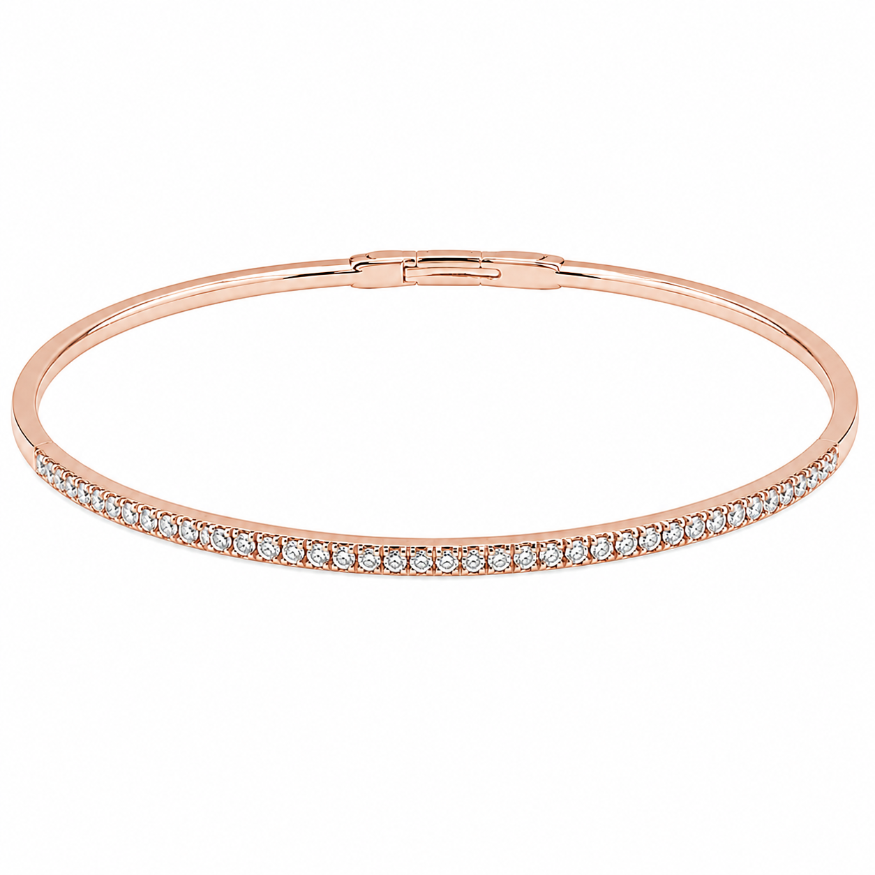 Flexie Diamond Line Bangle Bracelet