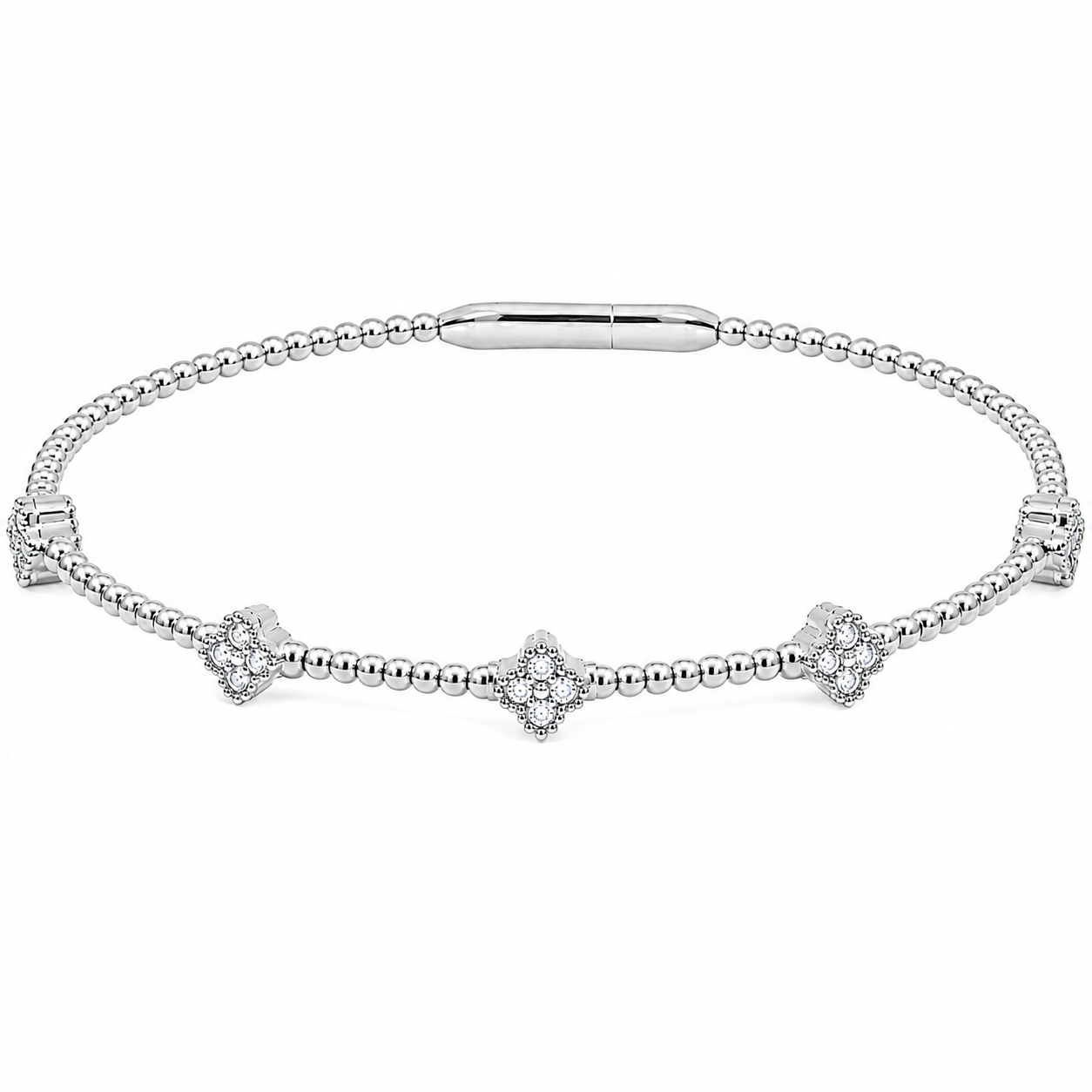 Flexie Clover Diamond Bracelet