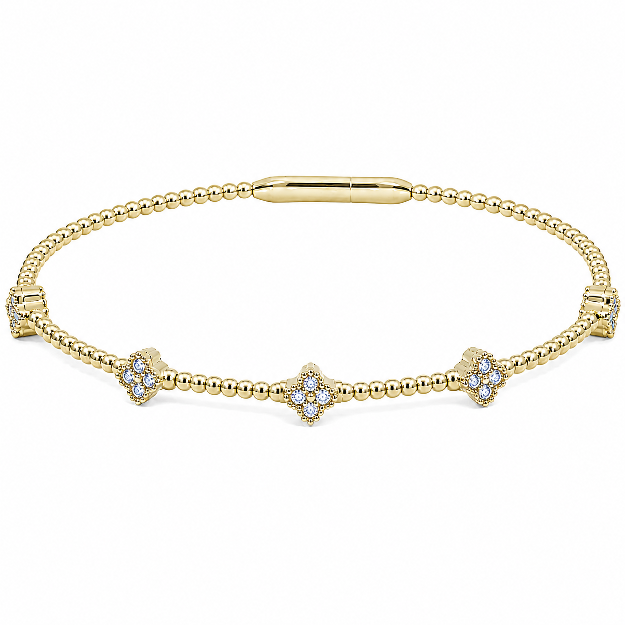 Flexie Clover Diamond Bracelet