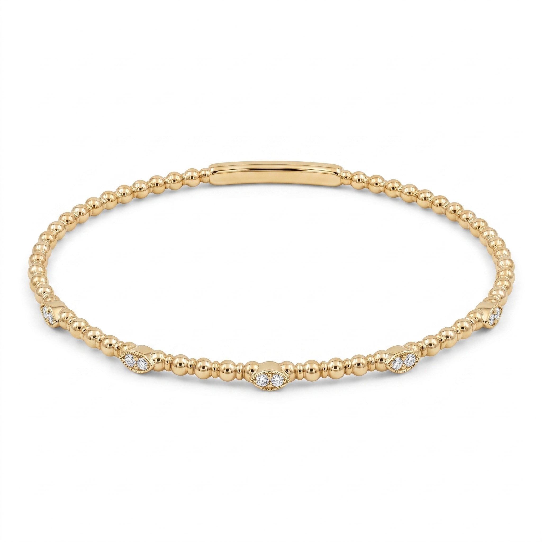 Flexi Five Point Diamond Flexi Bracelet