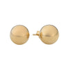 Radiant 5mm Gold Ball Stud Earrings