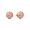 High Polished Ball Stud Earrings