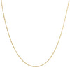 10K Gold Sparkling Singapore Chain