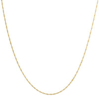 10K Gold Sparkling Singapore Chain