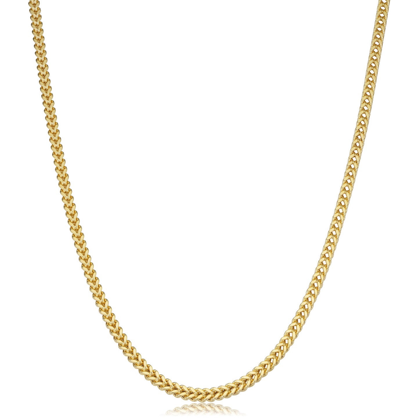 24" Yellow Gold Franco Chain