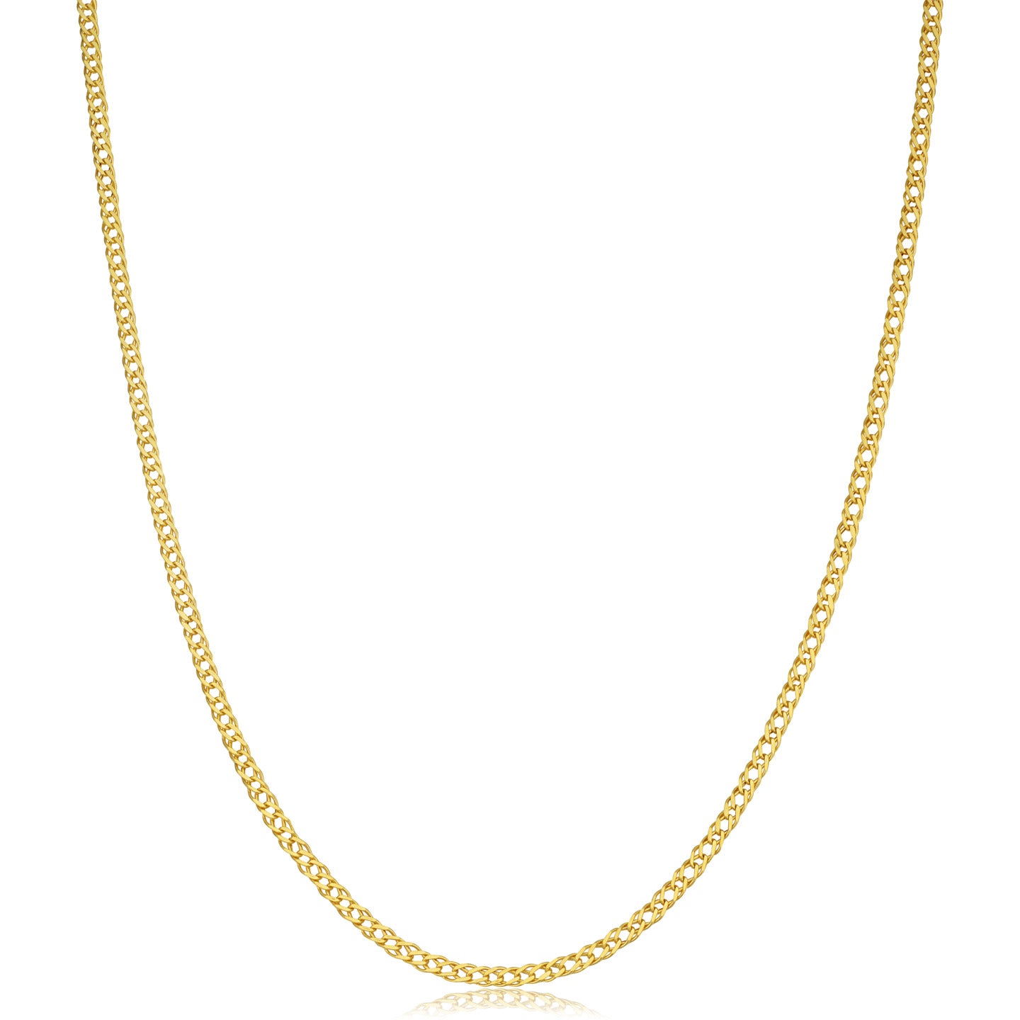 20" 2MM Diamond Cut Weave Chain