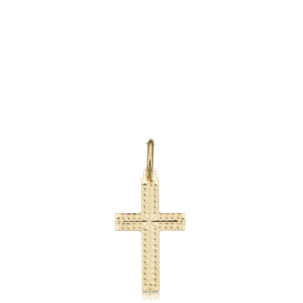 Prism Cut Cross Charm – Harry Ritchies