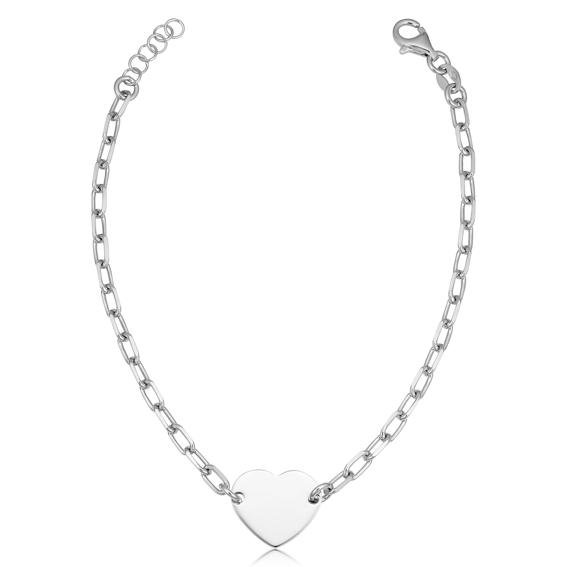 Chain Reaction Heart Bracelet