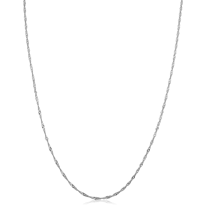 10K Gold Sparkling Singapore Chain