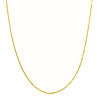 22" Adjustable 14K Box Chain