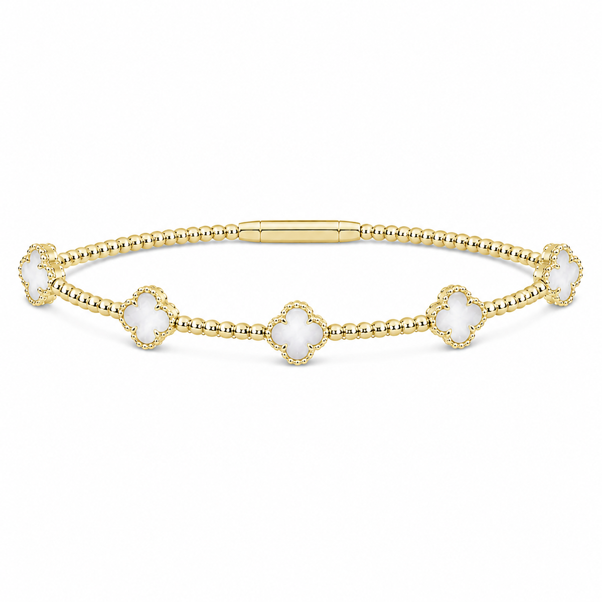 Flexie Clover Pearl Bracelet – Harry Ritchies