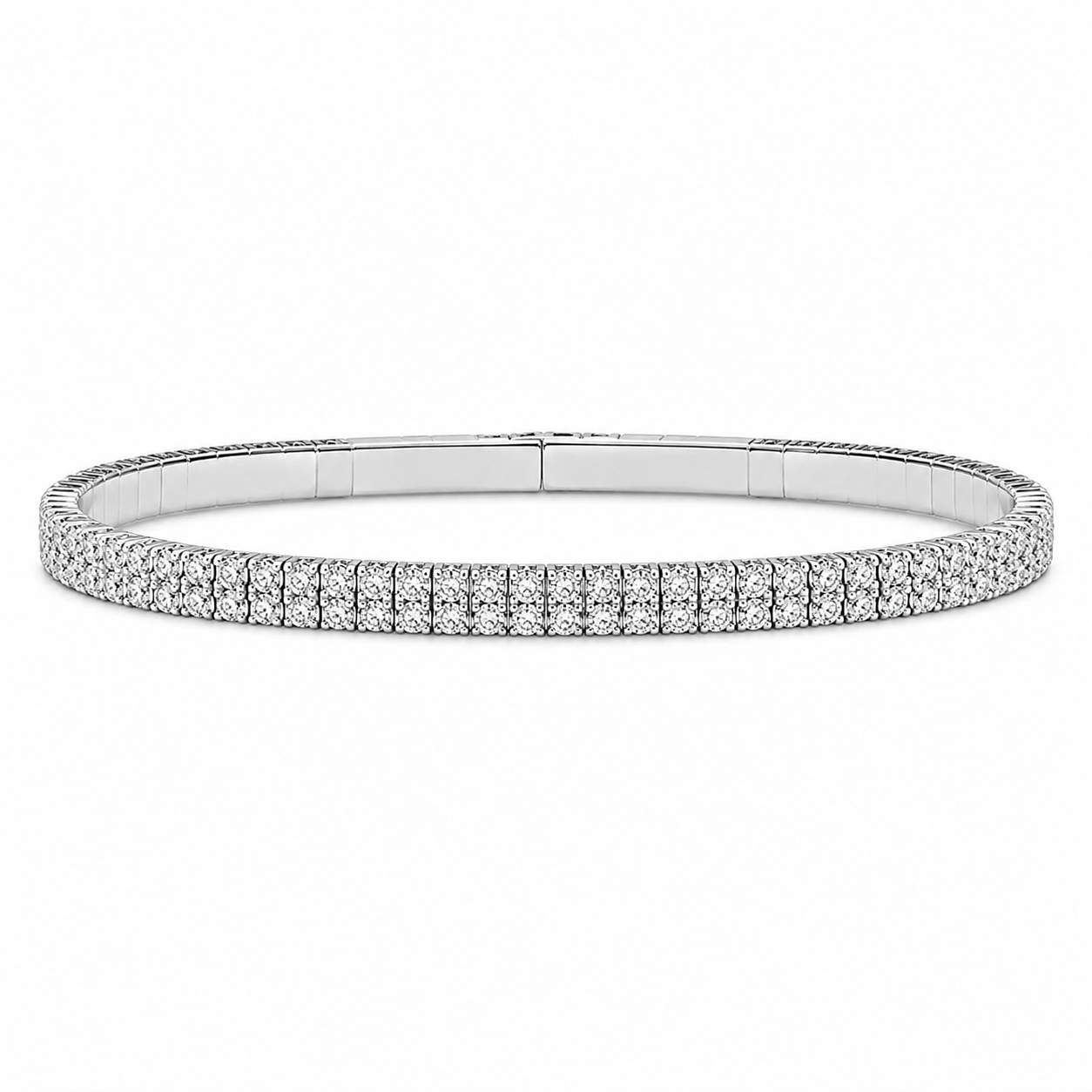 Flexie Whitefire Diamond Bracelet