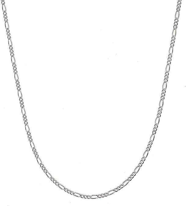 Classic Silver Figaro Chain