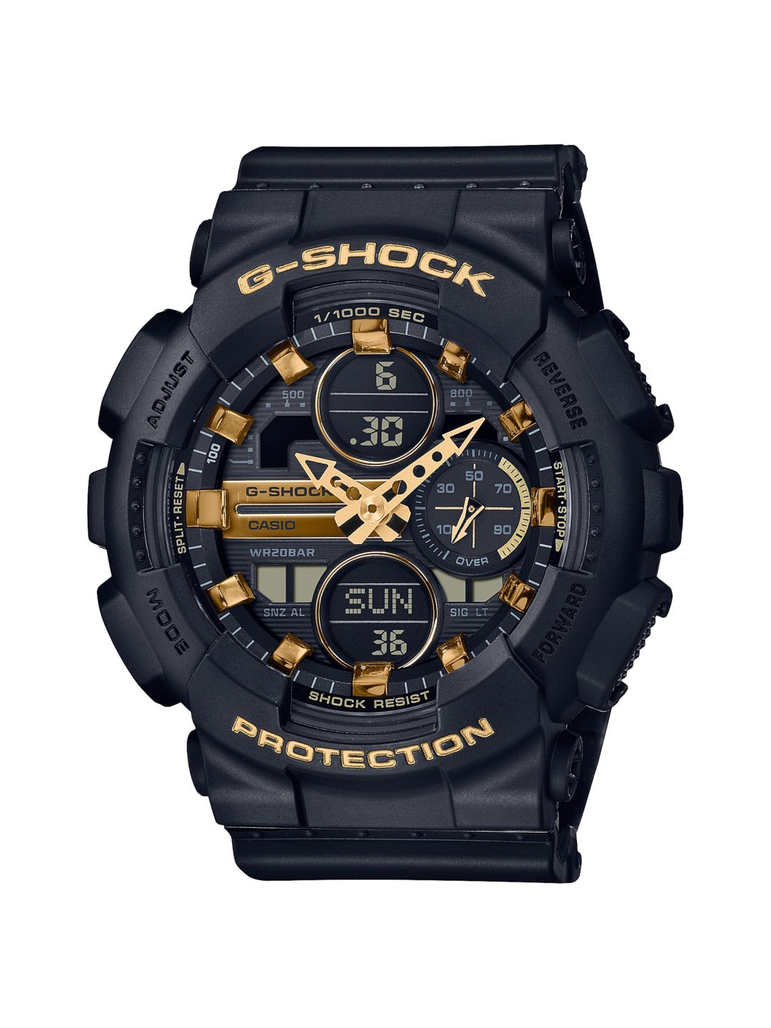 G Shock ® Men’s Black & Gold Watch