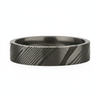 Heavy Stone® Flat Damascus Steel Men’s Band