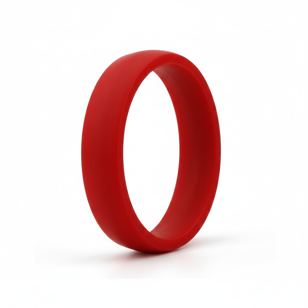 Heavy Stone® FlexFit Red Silicone Band