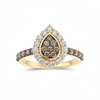 Le Vian® Starlit Chocolate Teardrop Ring