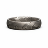 Heavy Stone® Domed Damascus Steel Men's Band