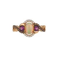Le Vian® Crimson Glow Neopolitan Opal Ring