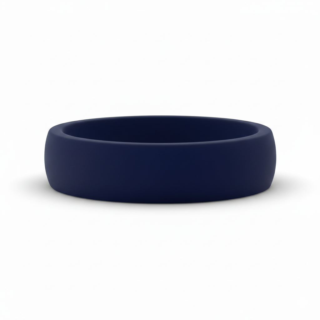 Heavy Stone®  FlexFit Navy Blue Silicone Band