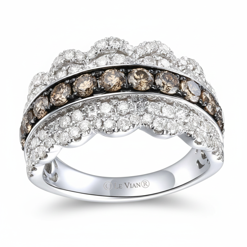 Le Vian® Crème Brûlée Diamond Wave Band
