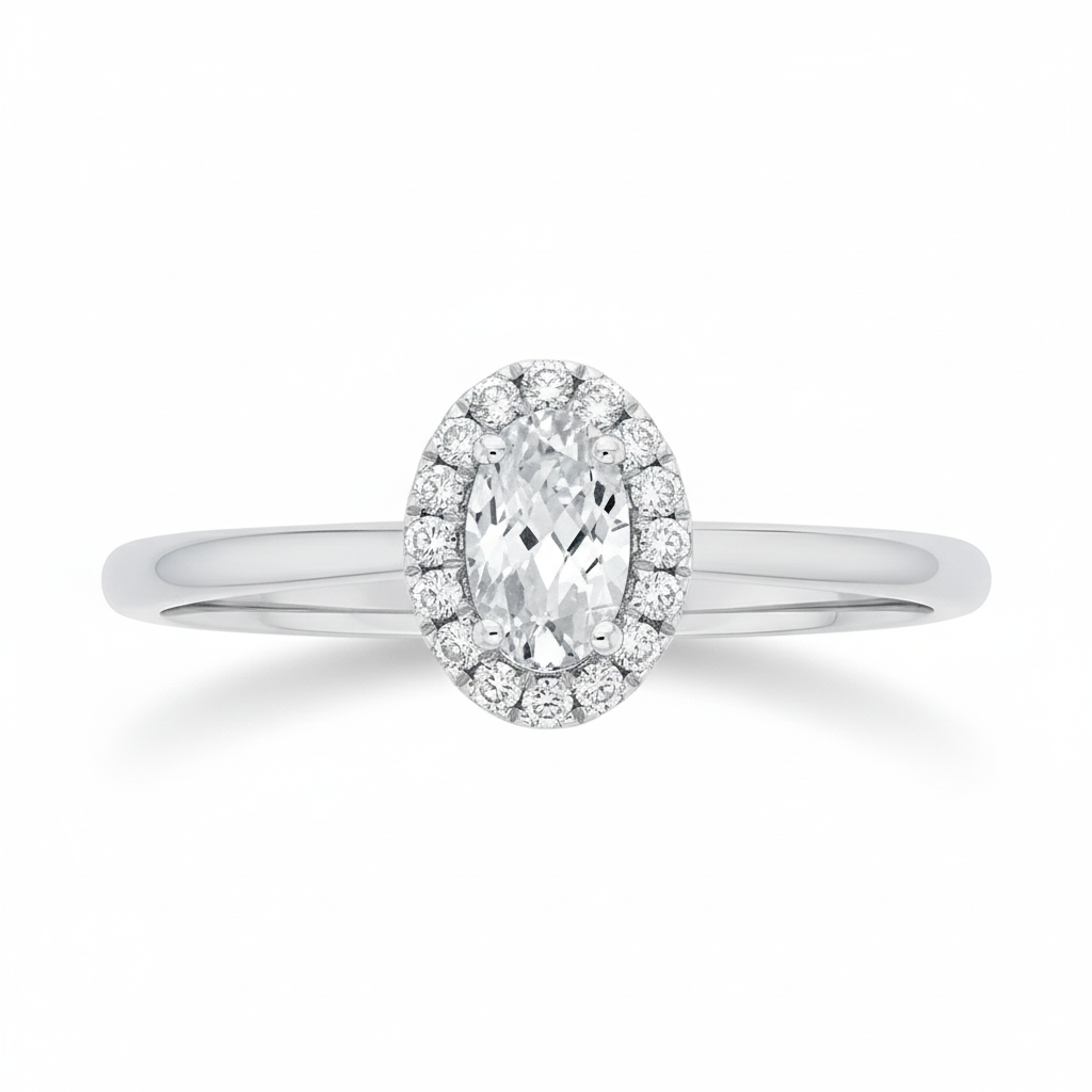 Clearbloom White Topaz Ring