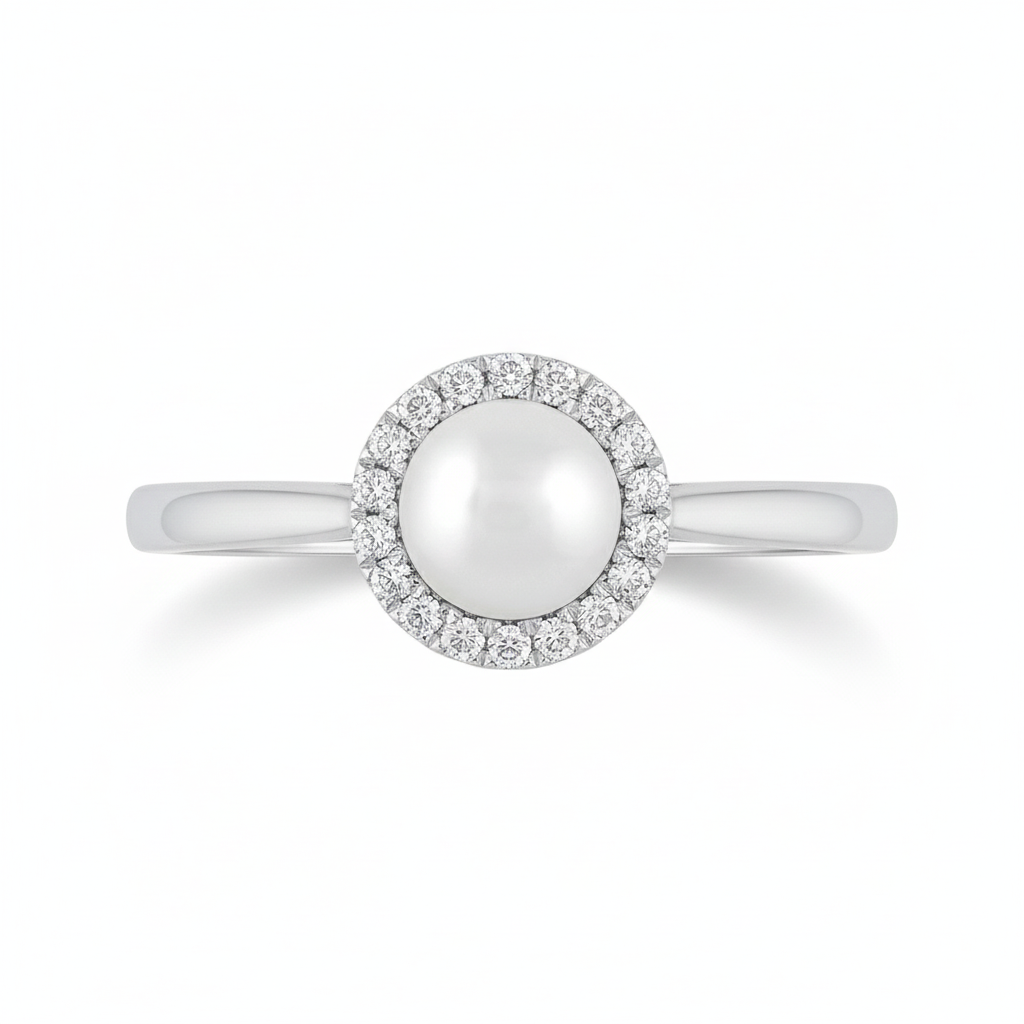 Silken Light Pearl Ring